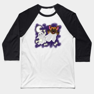 Frenchie Ghost Baseball T-Shirt